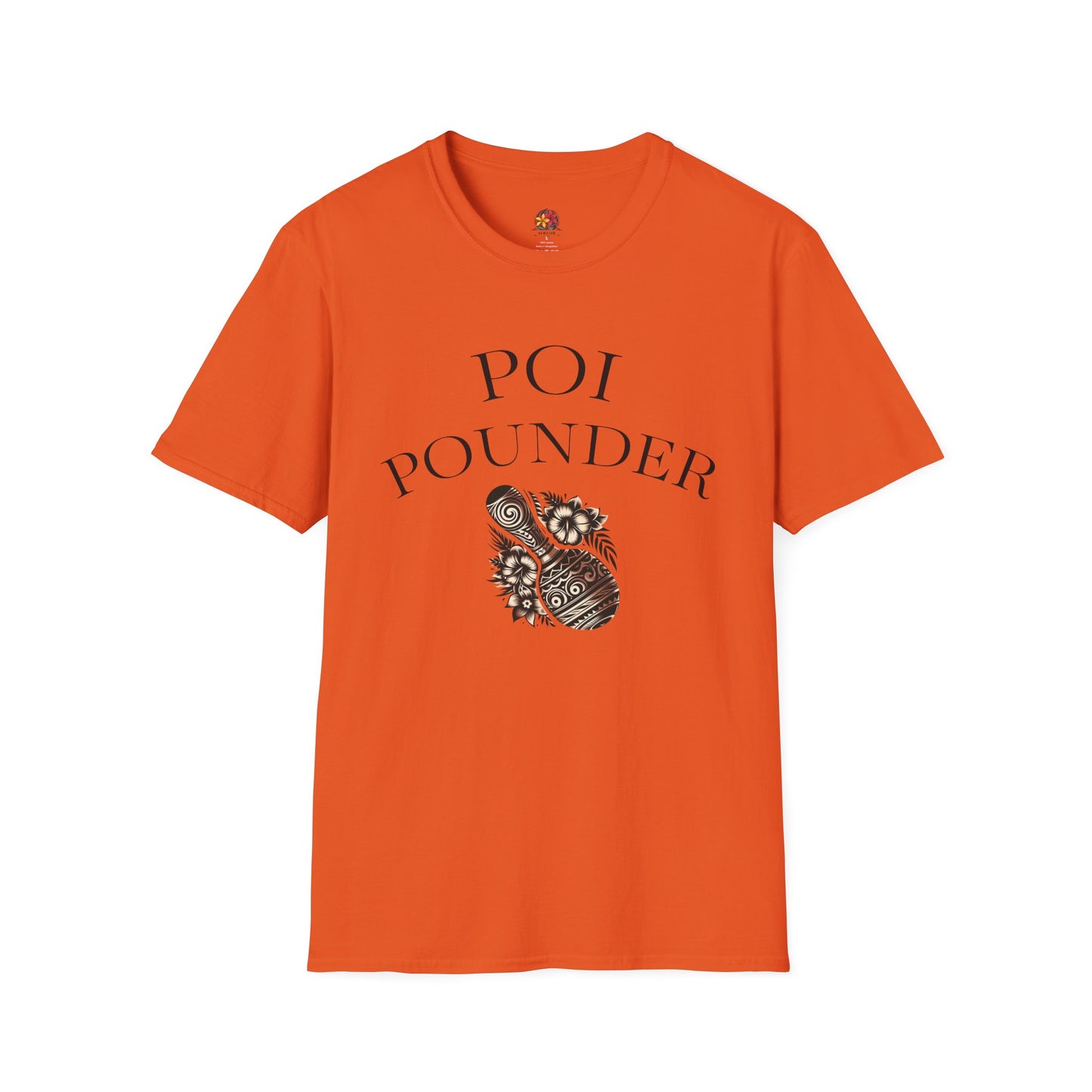 Trendy Unisex Softstyle T-Shirt with Poi Pounder Design