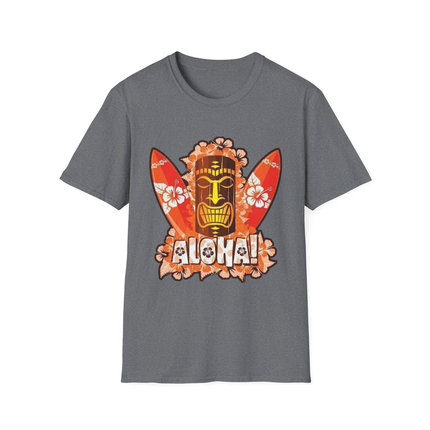 Aloha Tropical T-Shirt – Unisex Softstyle Tee for Summer Celebrations - Hawaiian Flair
