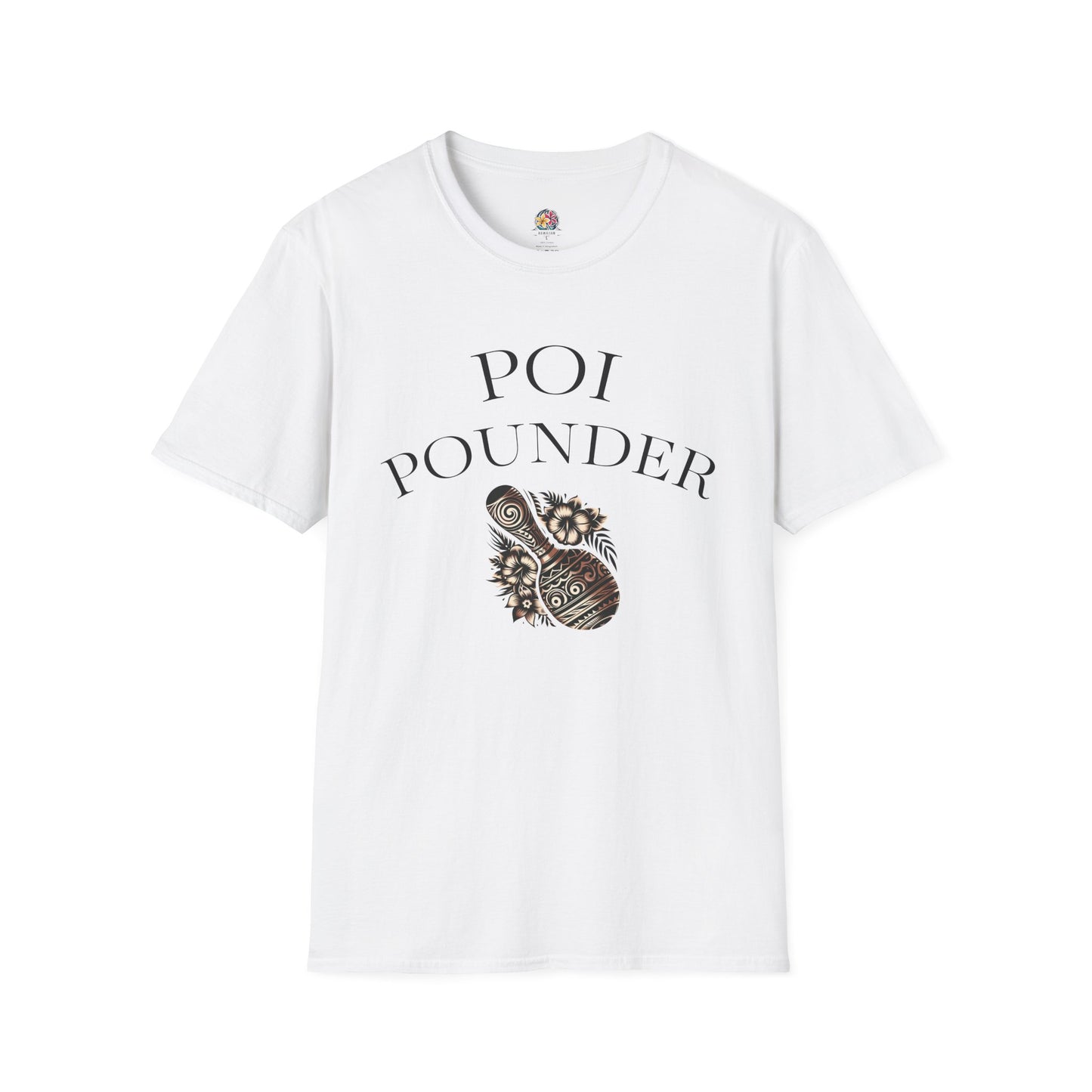 Trendy Unisex Softstyle T-Shirt with Poi Pounder Design