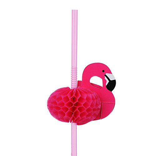 ALINK 50 Umbrella Parasol Drinking Straws, Hawaiian Beach Cocktail Luau Party Decorations Supplies