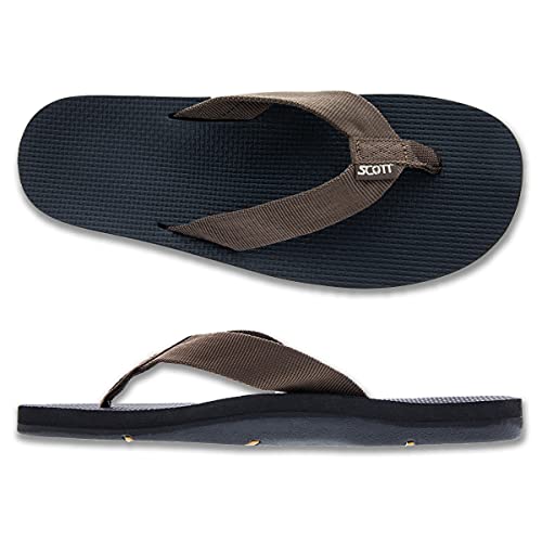 Scott Hawaii Makaha Flip Flop | Custom Molded Outsole with Arch Support | Podiatrist Recommended - Hawaiian Flair