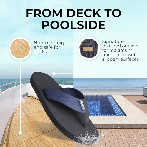 Scott Hawaii Makaha Flip Flop | Custom Molded Outsole with Arch Support | Podiatrist Recommended - Hawaiian Flair