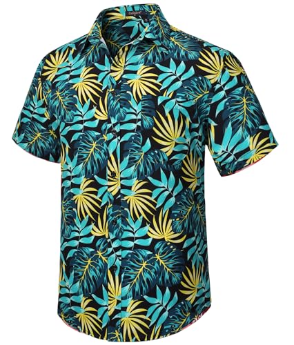 Men's Hawaiian Shirts Short Sleeve Casual Floral Button Down Tropical Shirt Summer Holiday Beach Aloha Hawaii Shirt - Hawaiian Flair