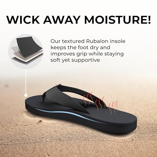 Scott Hawaii Makaha Flip Flop | Custom Molded Outsole with Arch Support | Podiatrist Recommended - Hawaiian Flair