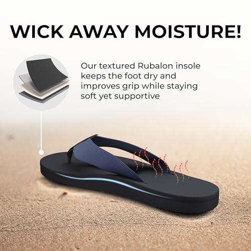 Scott Hawaii Makaha Flip Flop | Custom Molded Outsole with Arch Support | Podiatrist Recommended - Hawaiian Flair