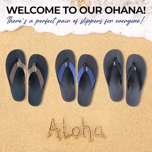 Scott Hawaii Makaha Flip Flop | Custom Molded Outsole with Arch Support | Podiatrist Recommended - Hawaiian Flair