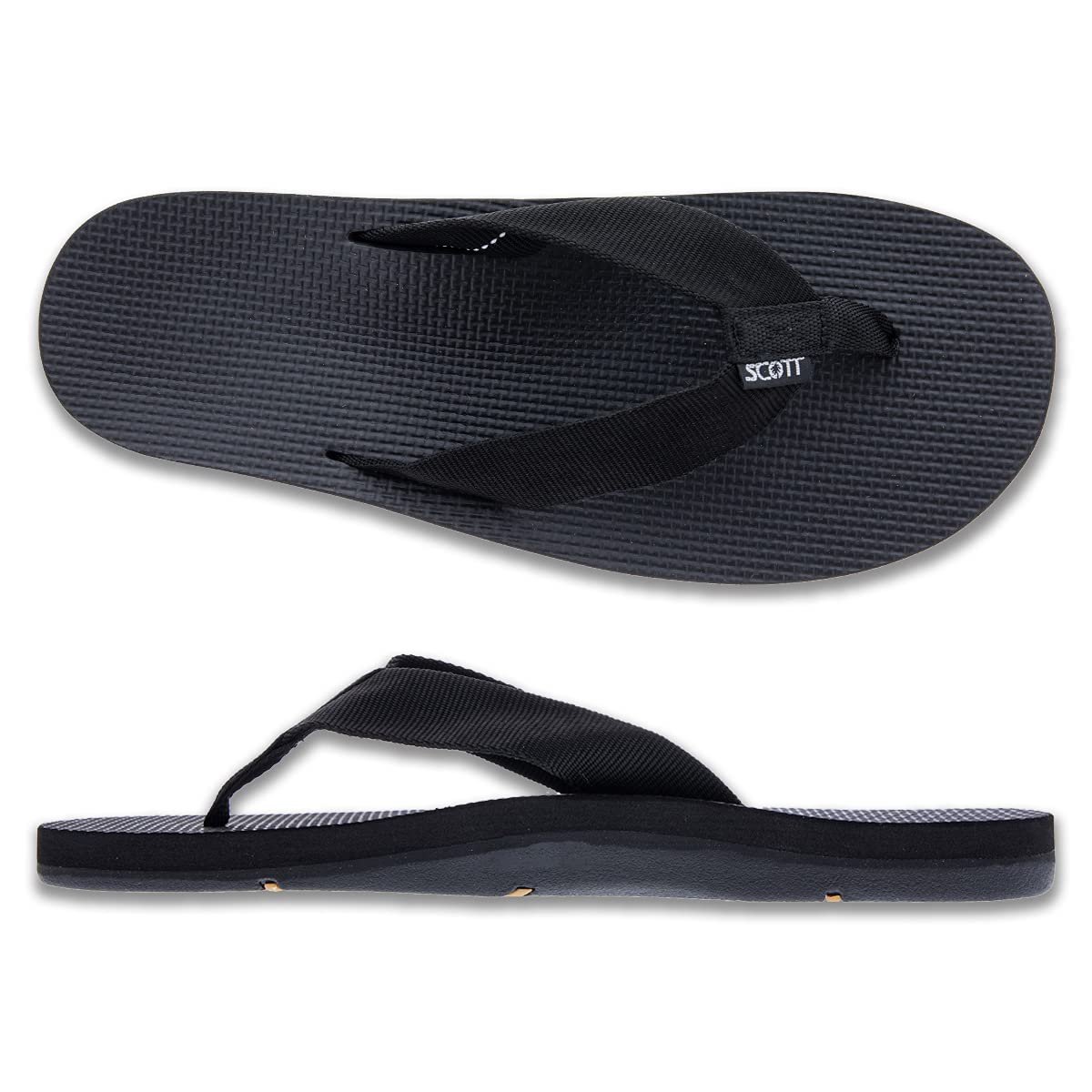 Scott Hawaii Makaha Flip Flop | Custom Molded Outsole with Arch Support | Podiatrist Recommended - Hawaiian Flair