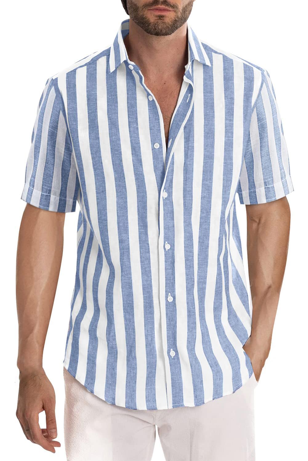 Men's Hawaiian Shirt Tops Vintage Short Sleeve Button Down Beach Shirt Male Tropical Floral Summer Pullover Party Holiday - Hawaiian Flair