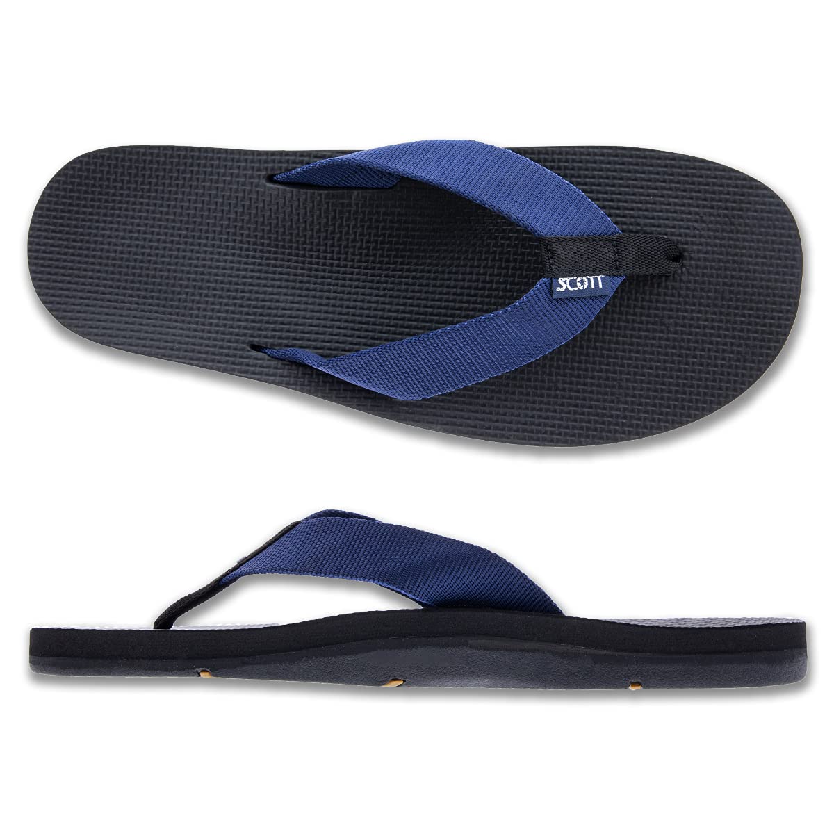 Scott Hawaii Makaha Flip Flop | Custom Molded Outsole with Arch Support | Podiatrist Recommended - Hawaiian Flair