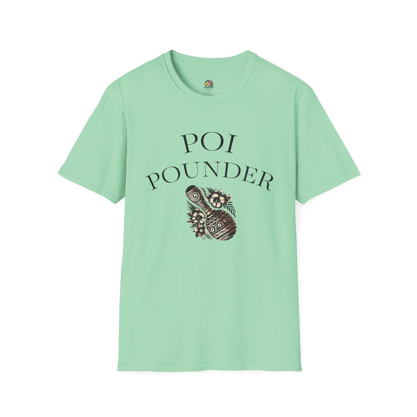 Trendy Unisex Softstyle T-Shirt with Poi Pounder Design