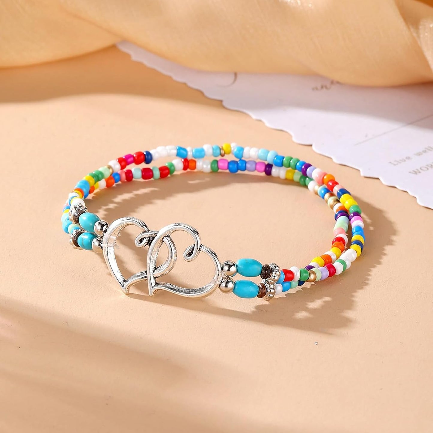 Shell Ankle Bracelet Set for Women, 14K Gold Boho Bead Adjustable Anklet, Hawaiian Beach Seashell Pearl Heart Starfish Conch Foot Jewelry Gifts - Hawaiian Flair