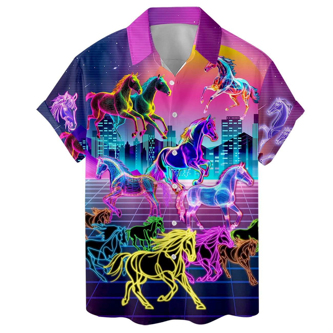 ACEPrints Hawaiian Shirt for Men Casual Button-Down Shirts Mens Hawaiian Shirts Short Sleeve Button Down Shirt Men - Hawaiian Flair