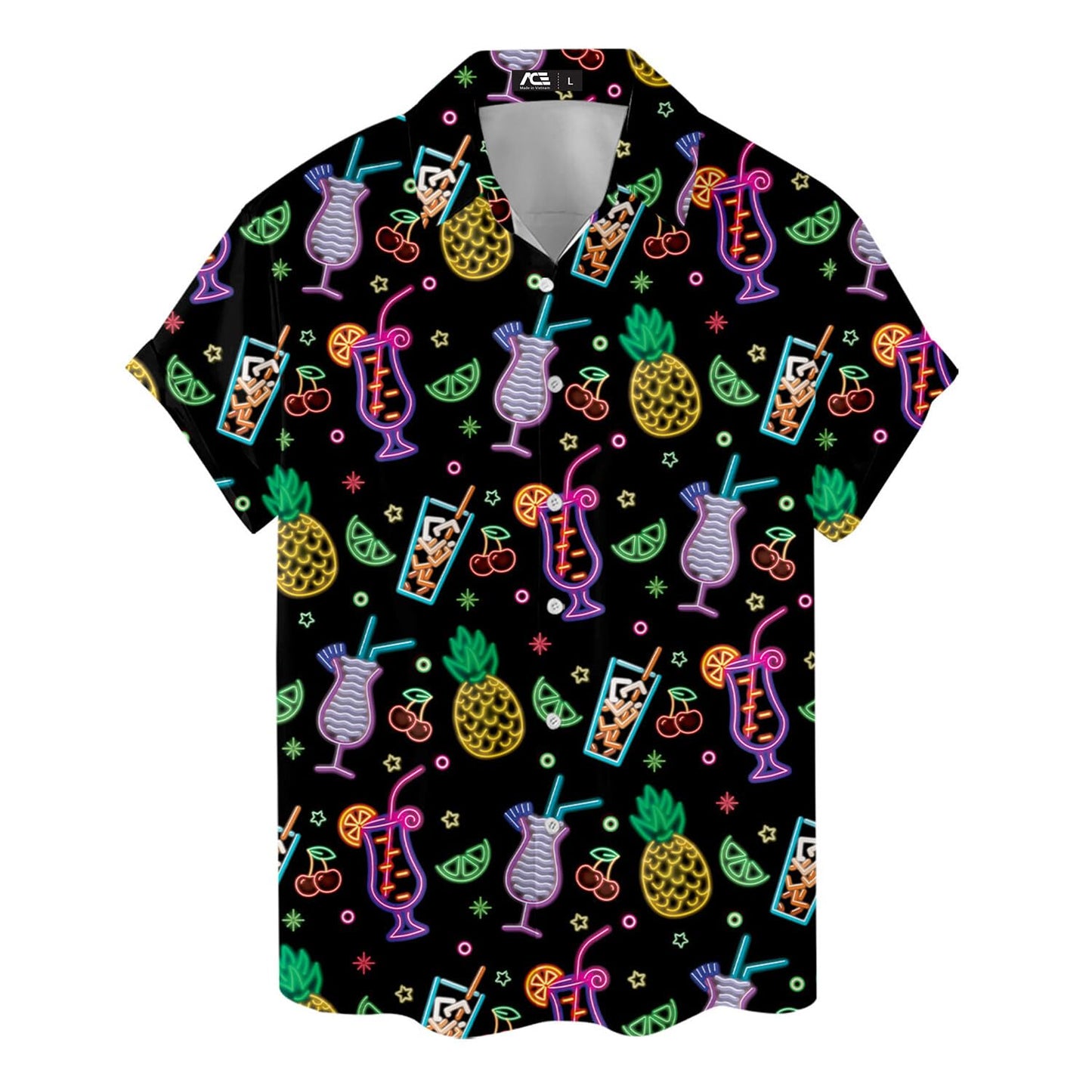 ACEPrints Hawaiian Shirt for Men Casual Button-Down Shirts Mens Hawaiian Shirts Short Sleeve Button Down Shirt Men - Hawaiian Flair