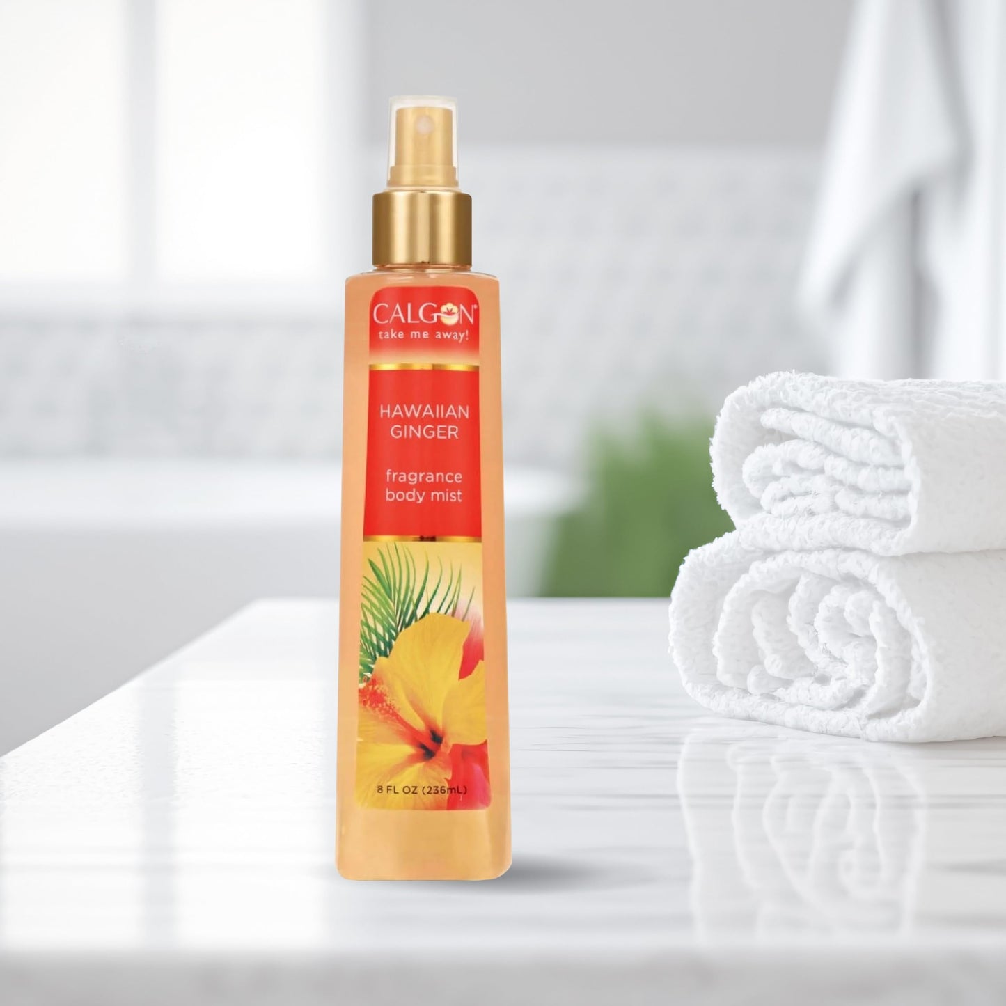 Calgon Fragrance Body Mist, Hawaiian Ginger, 8 fl oz - Hawaiian Flair