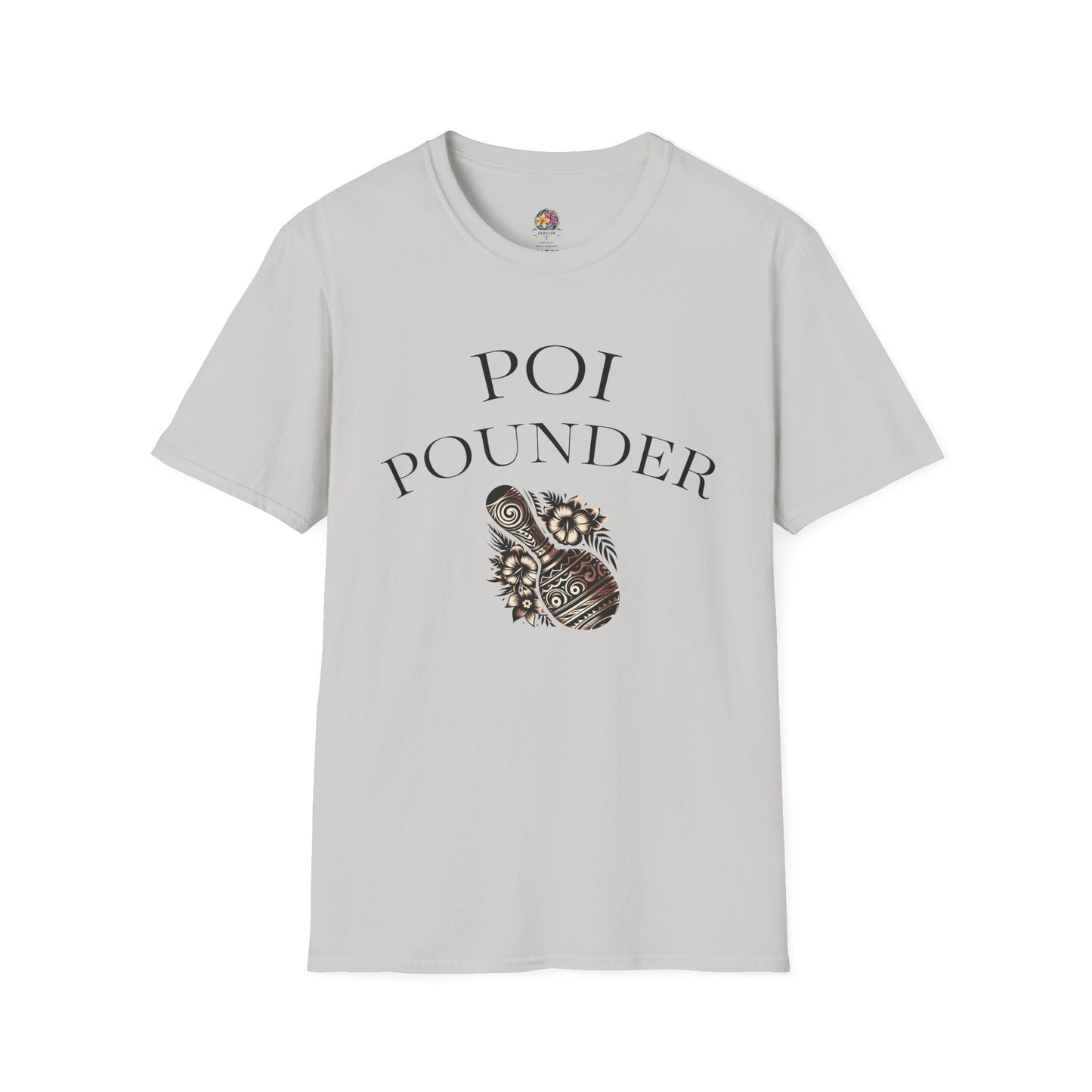 Trendy Unisex Softstyle T-Shirt with Poi Pounder Design