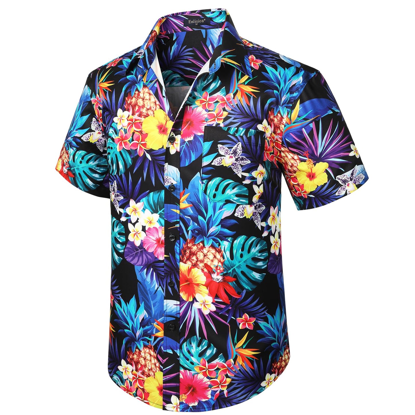 Men's Hawaiian Shirts Short Sleeve Casual Floral Button Down Tropical Shirt Summer Holiday Beach Aloha Hawaii Shirt - Hawaiian Flair