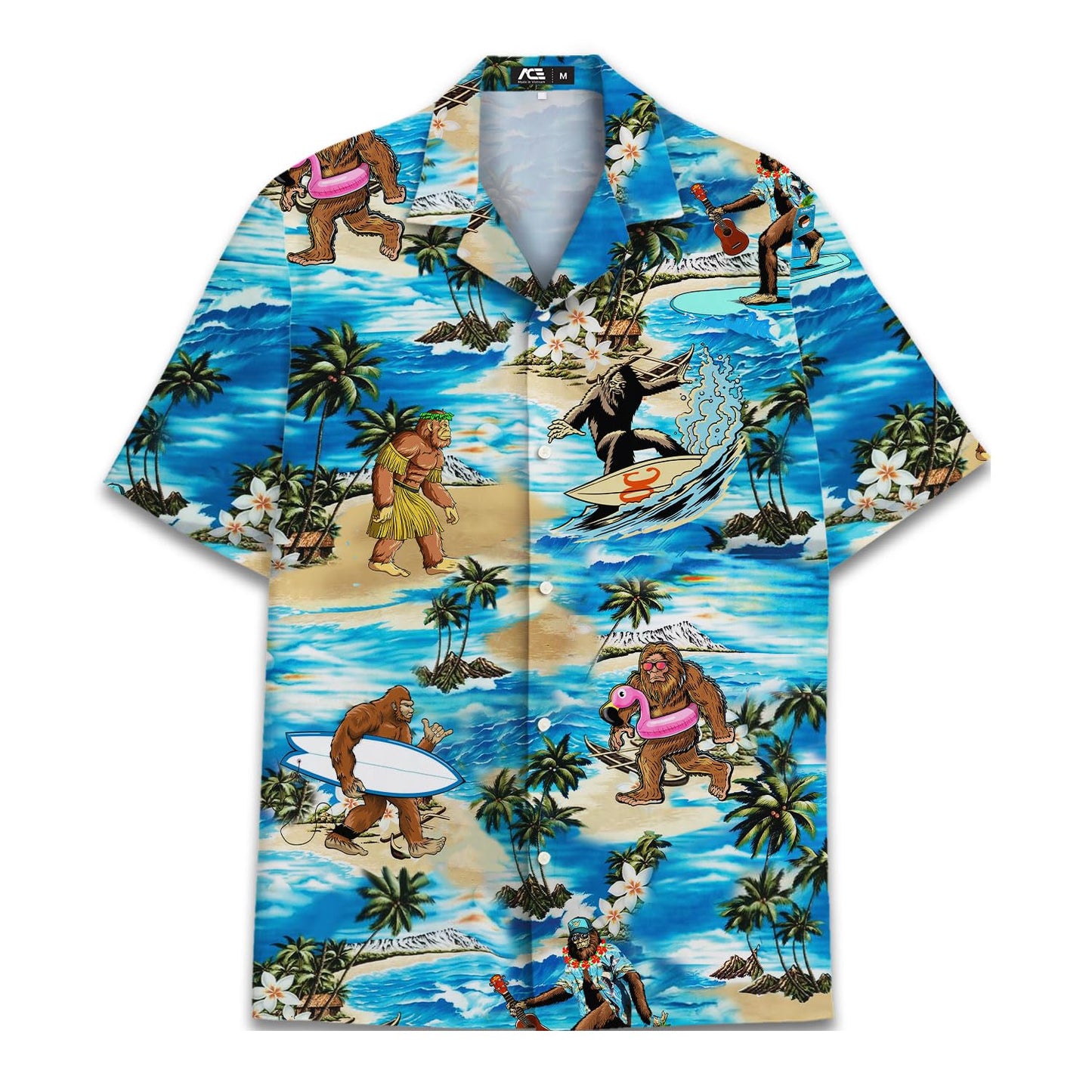 ACEPrints Hawaiian Shirt for Men Casual Button-Down Shirts Mens Hawaiian Shirts Short Sleeve Button Down Shirt Men - Hawaiian Flair