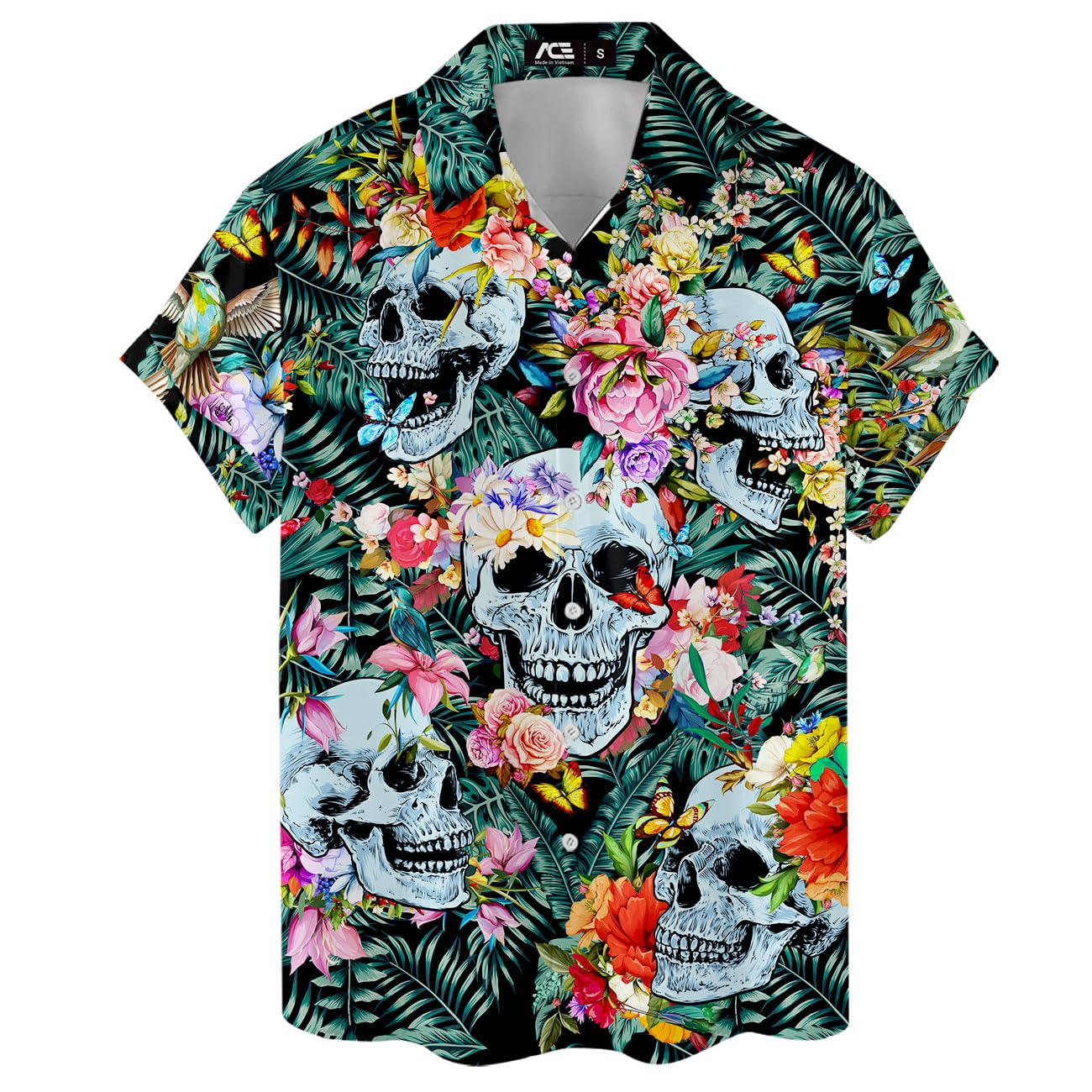 ACEPrints Hawaiian Shirt for Men Casual Button-Down Shirts Mens Hawaiian Shirts Short Sleeve Button Down Shirt Men - Hawaiian Flair