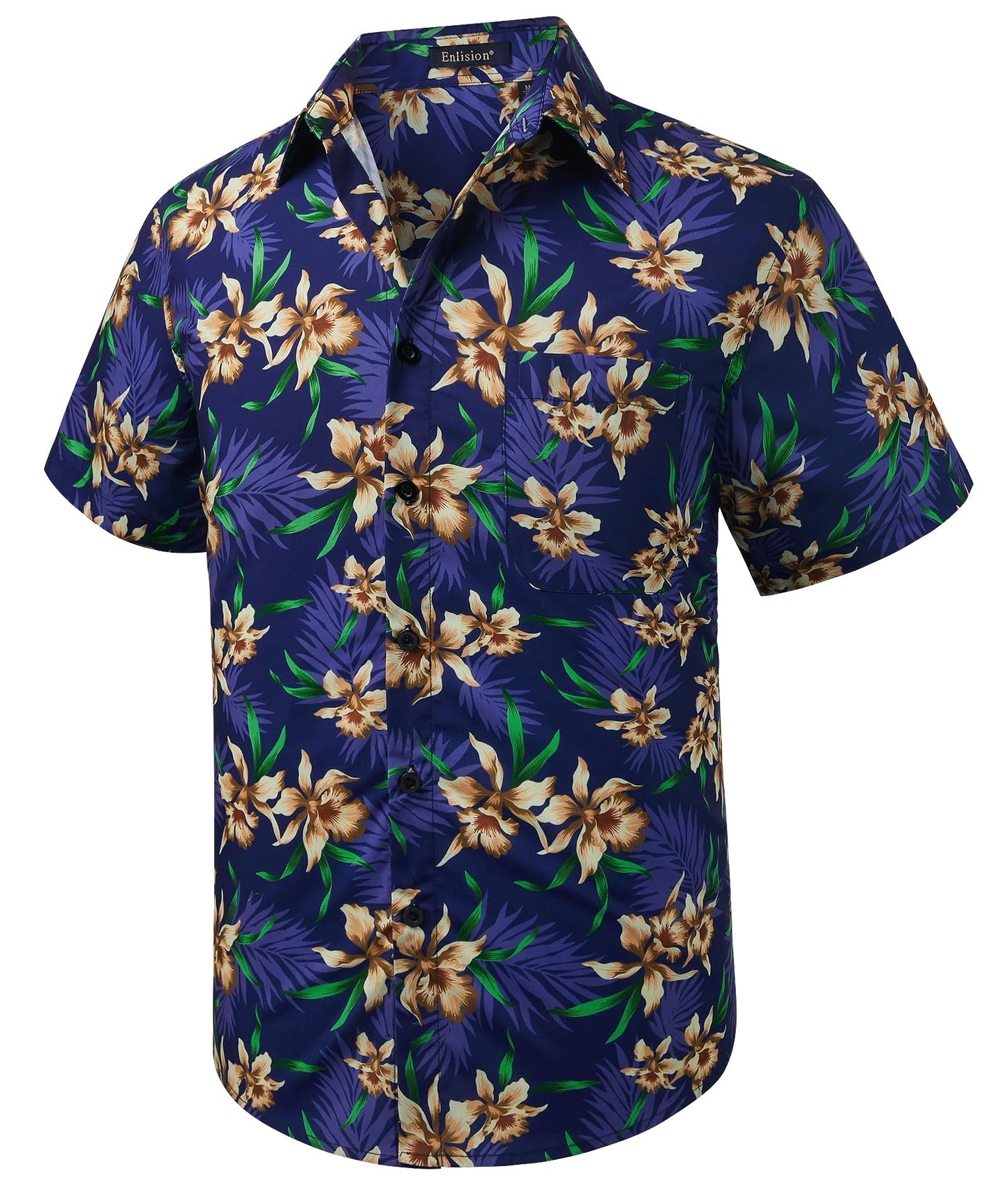 Men's Hawaiian Shirts Short Sleeve Casual Floral Button Down Tropical Shirt Summer Holiday Beach Aloha Hawaii Shirt - Hawaiian Flair