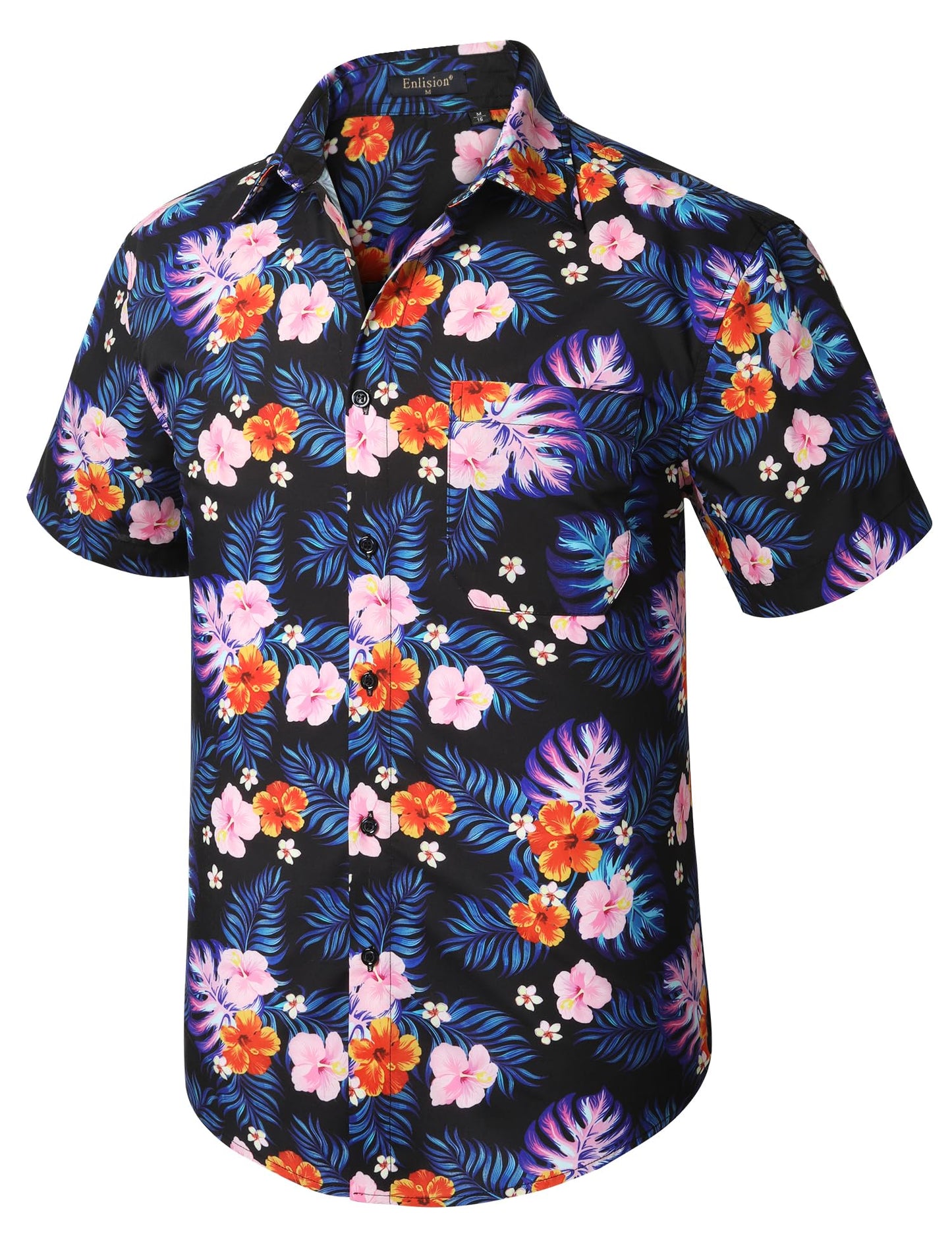 Men's Hawaiian Shirts Short Sleeve Casual Floral Button Down Tropical Shirt Summer Holiday Beach Aloha Hawaii Shirt - Hawaiian Flair
