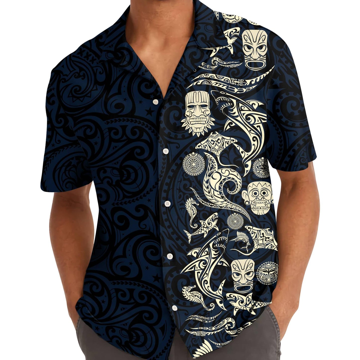 ACEPrints Hawaiian Shirt for Men Casual Button-Down Shirts Mens Hawaiian Shirts Short Sleeve Button Down Shirt Men - Hawaiian Flair