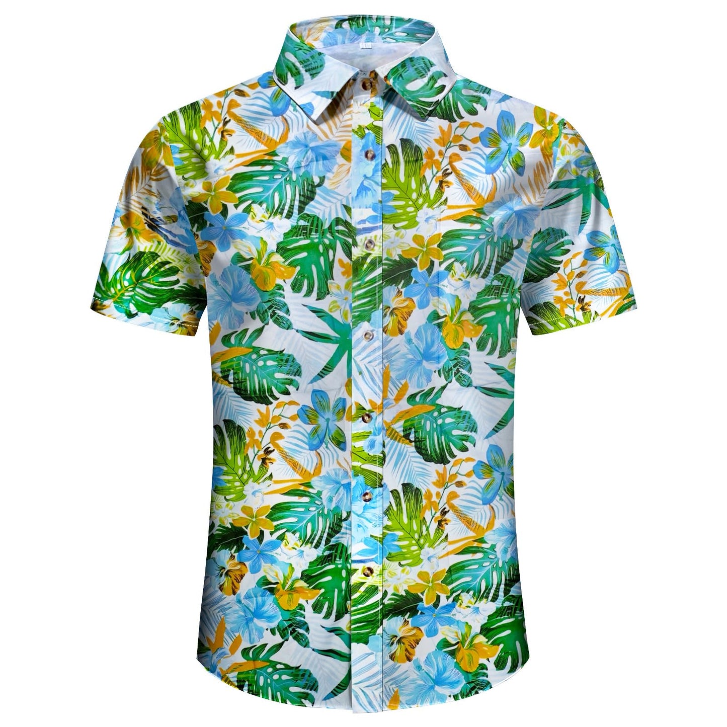 Men's Hawaiian Shirt Tops Vintage Short Sleeve Button Down Beach Shirt Male Tropical Floral Summer Pullover Party Holiday - Hawaiian Flair