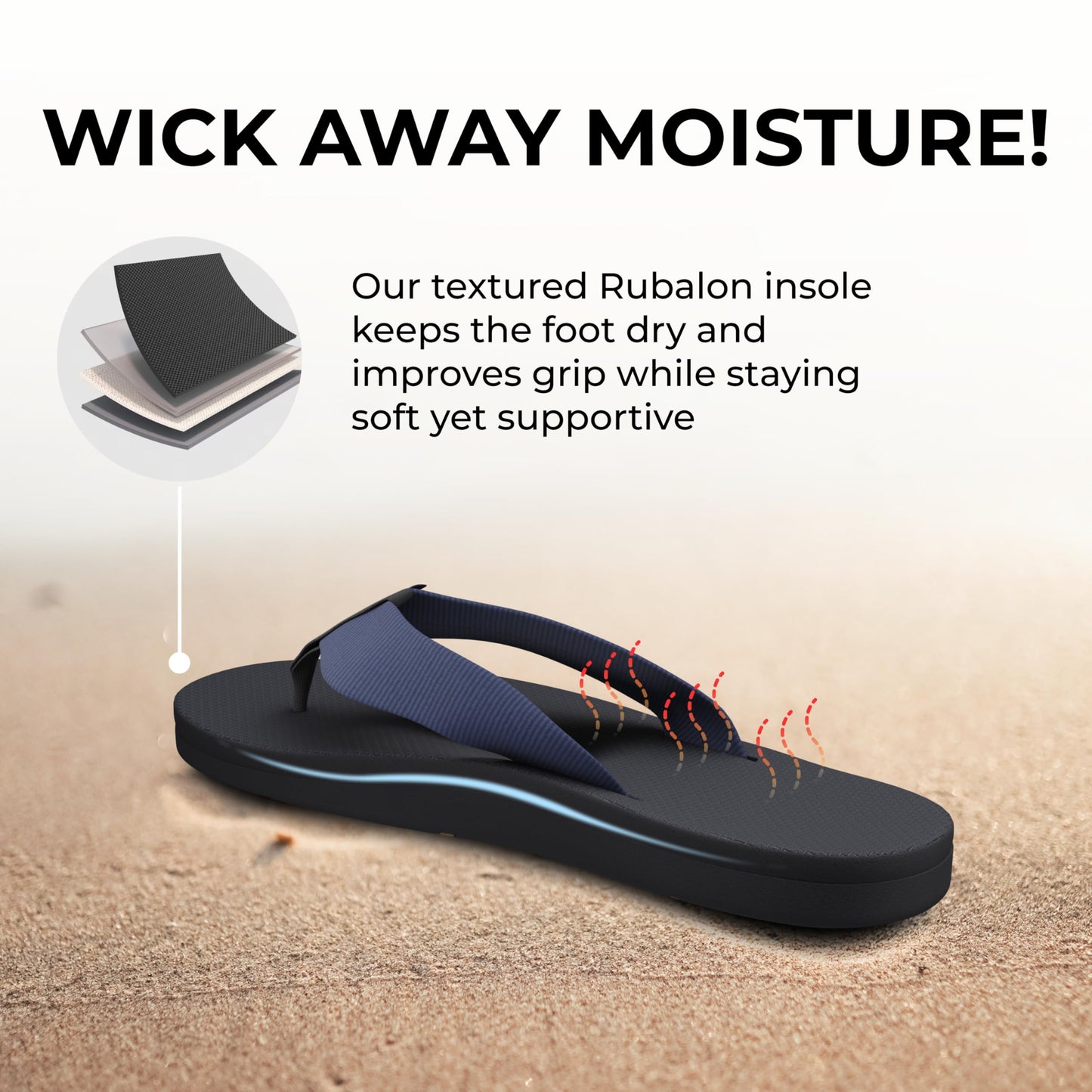 Scott Hawaii Makaha Flip Flop | Custom Molded Outsole with Arch Support | Podiatrist Recommended - Hawaiian Flair