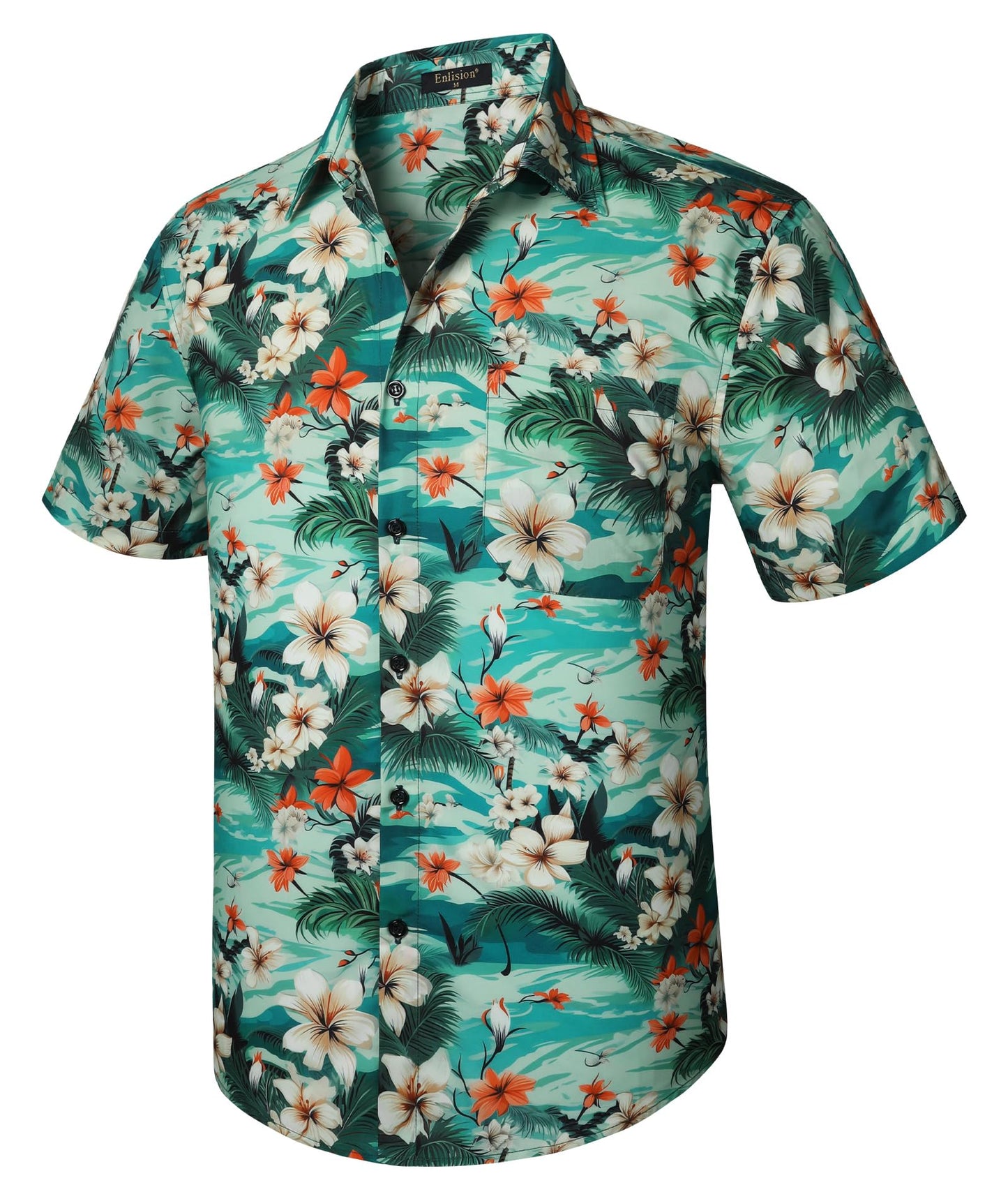 Men's Hawaiian Shirts Short Sleeve Casual Floral Button Down Tropical Shirt Summer Holiday Beach Aloha Hawaii Shirt - Hawaiian Flair
