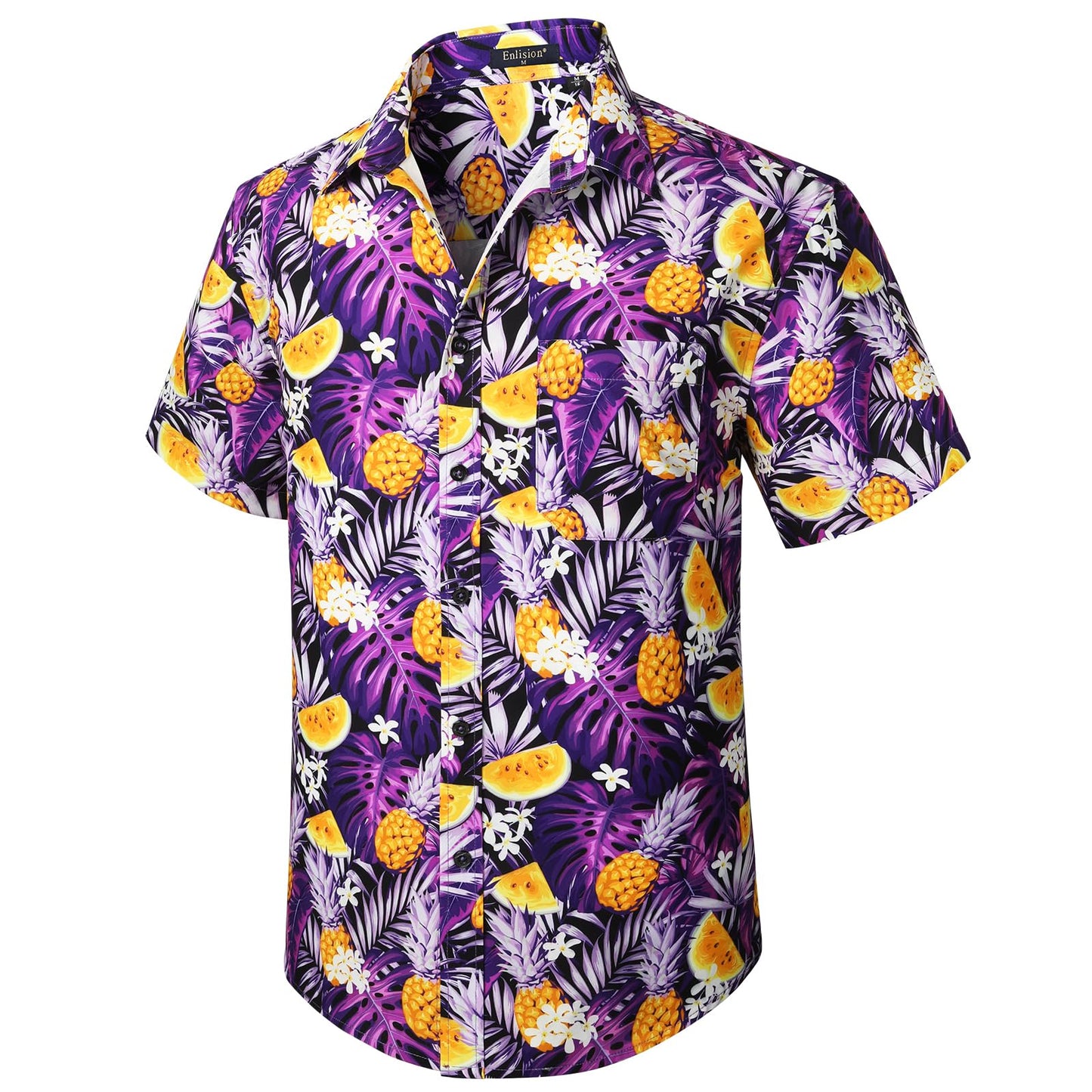 Men's Hawaiian Shirts Short Sleeve Casual Floral Button Down Tropical Shirt Summer Holiday Beach Aloha Hawaii Shirt - Hawaiian Flair