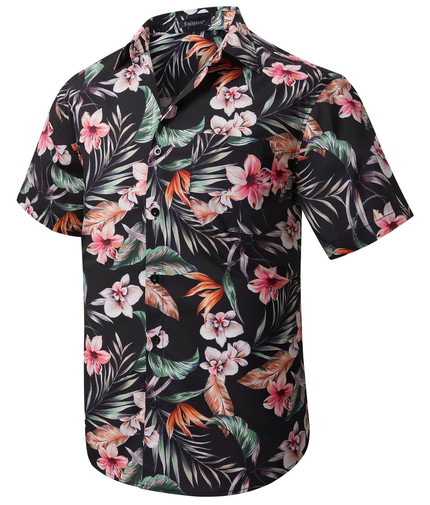 Men's Hawaiian Shirts Short Sleeve Casual Floral Button Down Tropical Shirt Summer Holiday Beach Aloha Hawaii Shirt - Hawaiian Flair