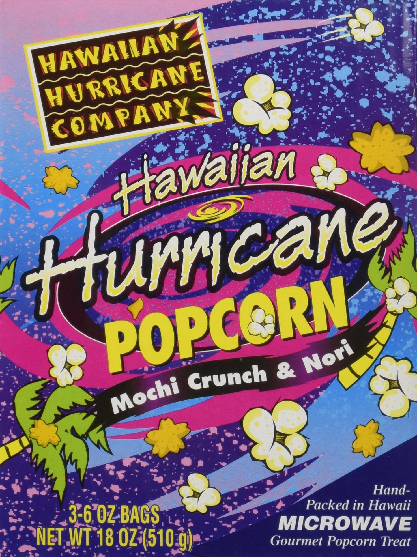 Hawaiian Hurricane Microwave Popcorn 4 Pack