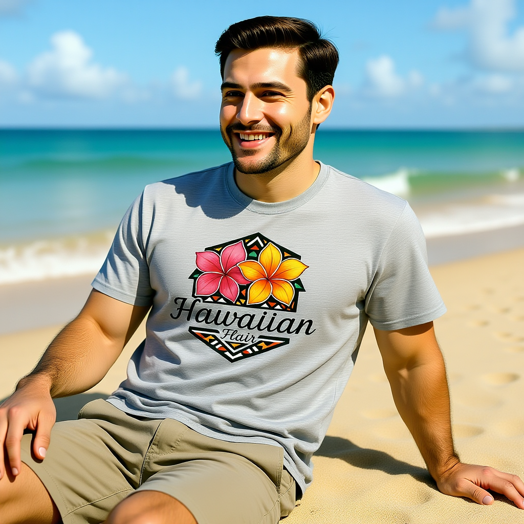 Hawaiian Flair Classic Heavyweight Logo Tee
