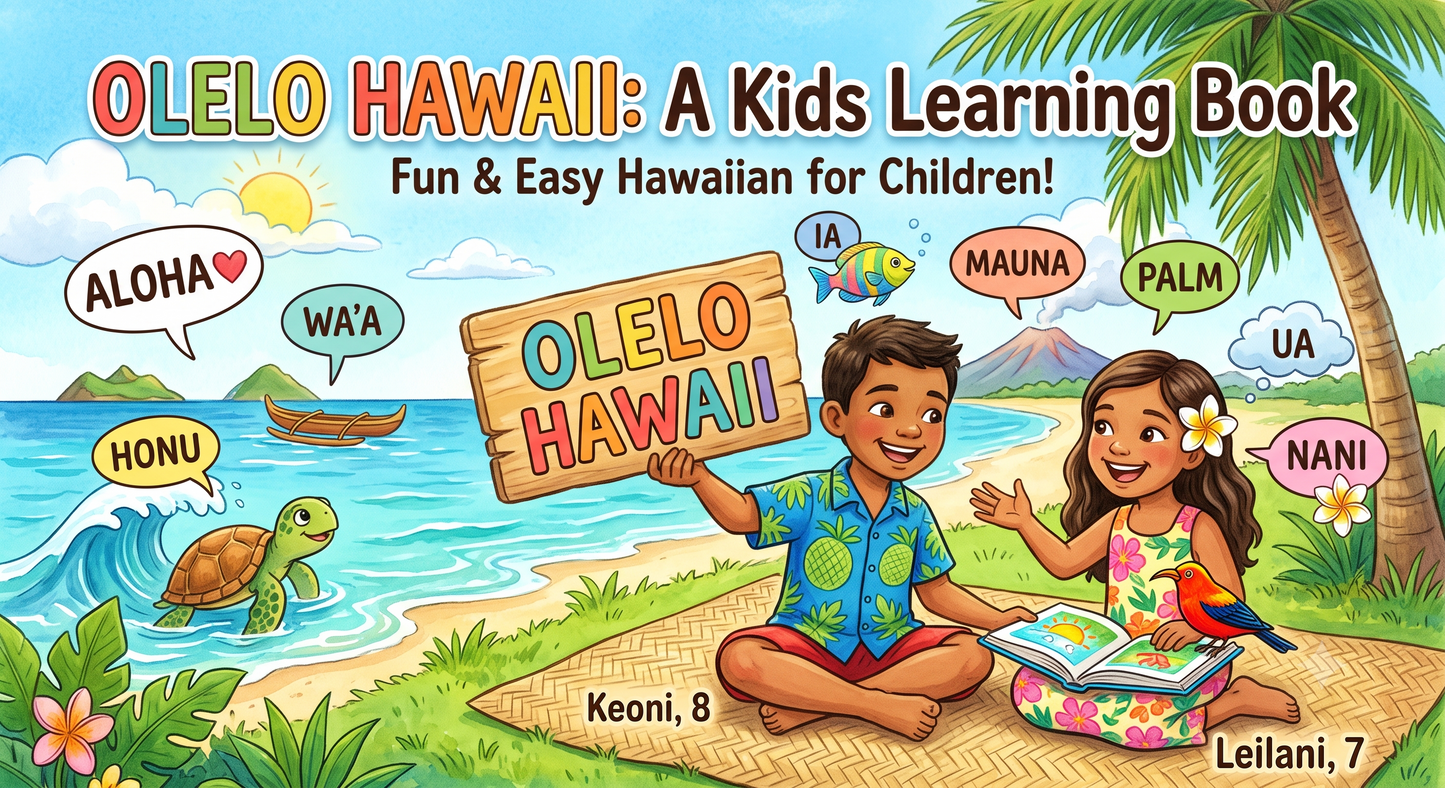 ʻŌlelo Hawaiʻi for Little Learners: A Kids' Guide to the Hawaiian Language