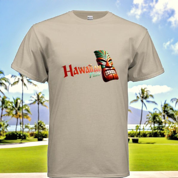 Hawaiian Flair Crafted Island Style T-Shirt - Hawaiian Flair