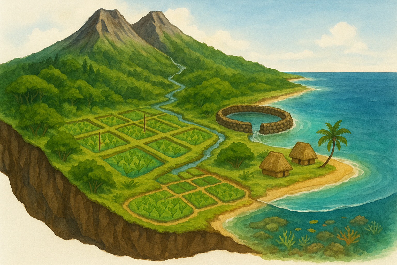 The Ahupuaʻa System: Ancient Hawaiian Land Management | Hawaiian ...