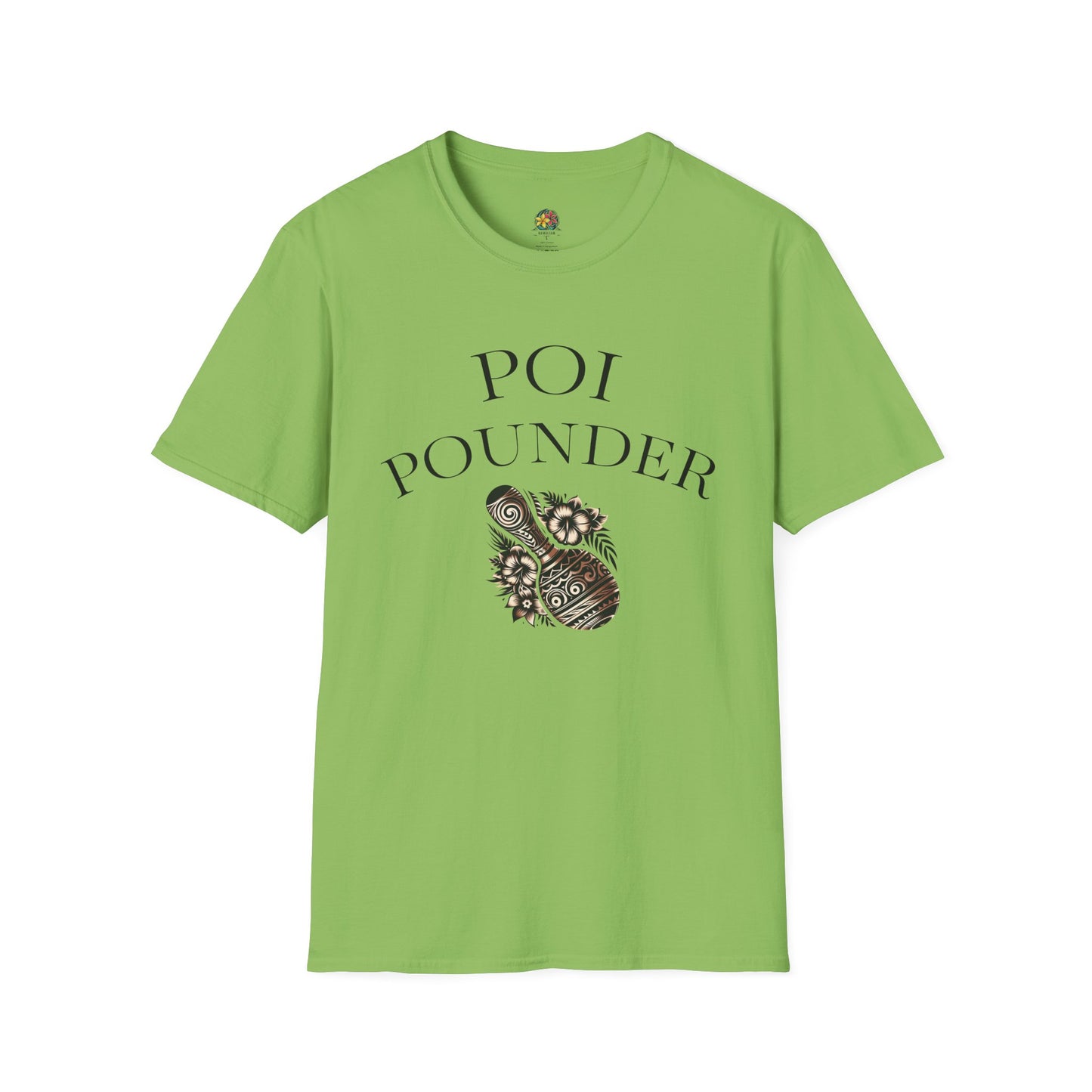 Trendy Unisex Softstyle T-Shirt with Poi Pounder Design