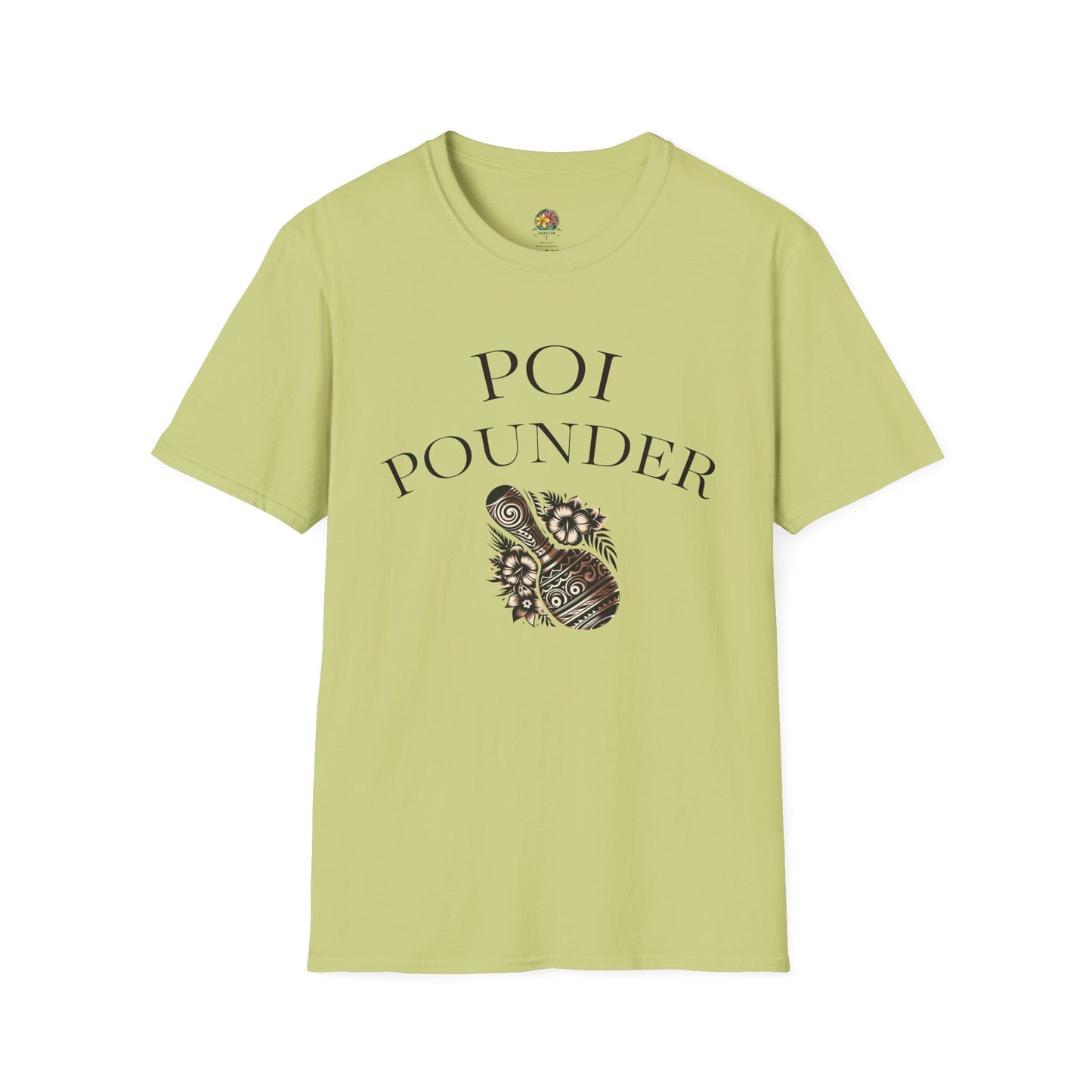 Trendy Unisex Softstyle T-Shirt with Poi Pounder Design