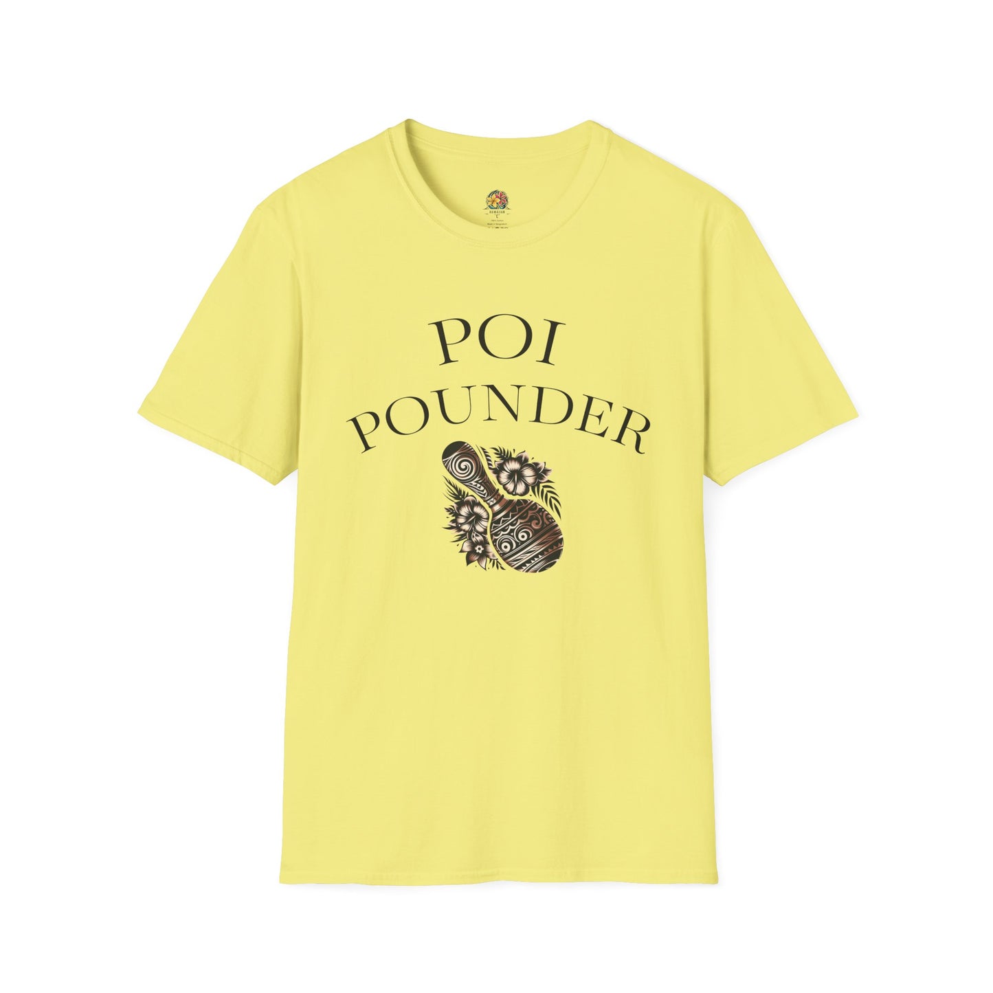 Trendy Unisex Softstyle T-Shirt with Poi Pounder Design