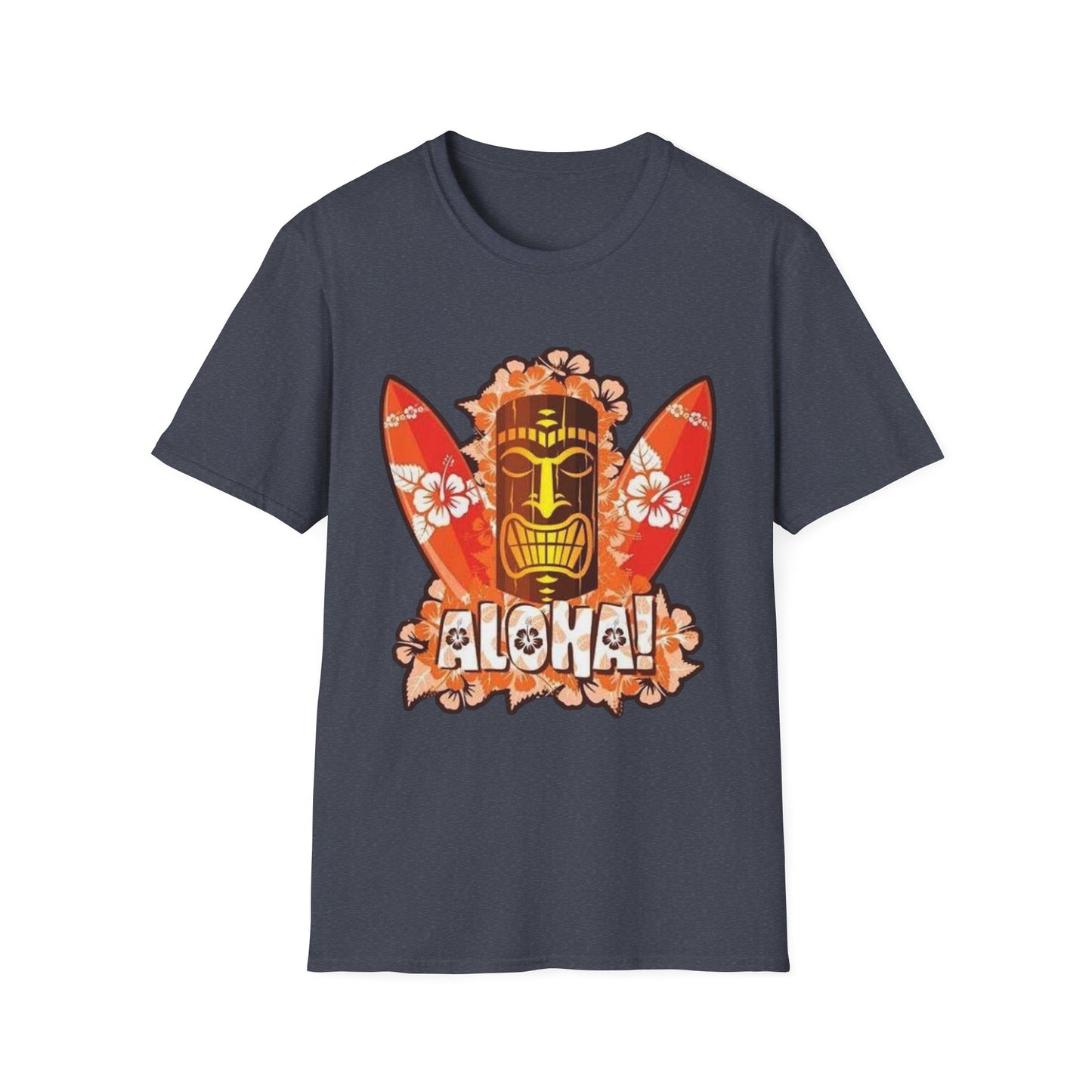 Aloha Tropical T-Shirt – Unisex Softstyle Tee for Summer Celebrations - Hawaiian Flair