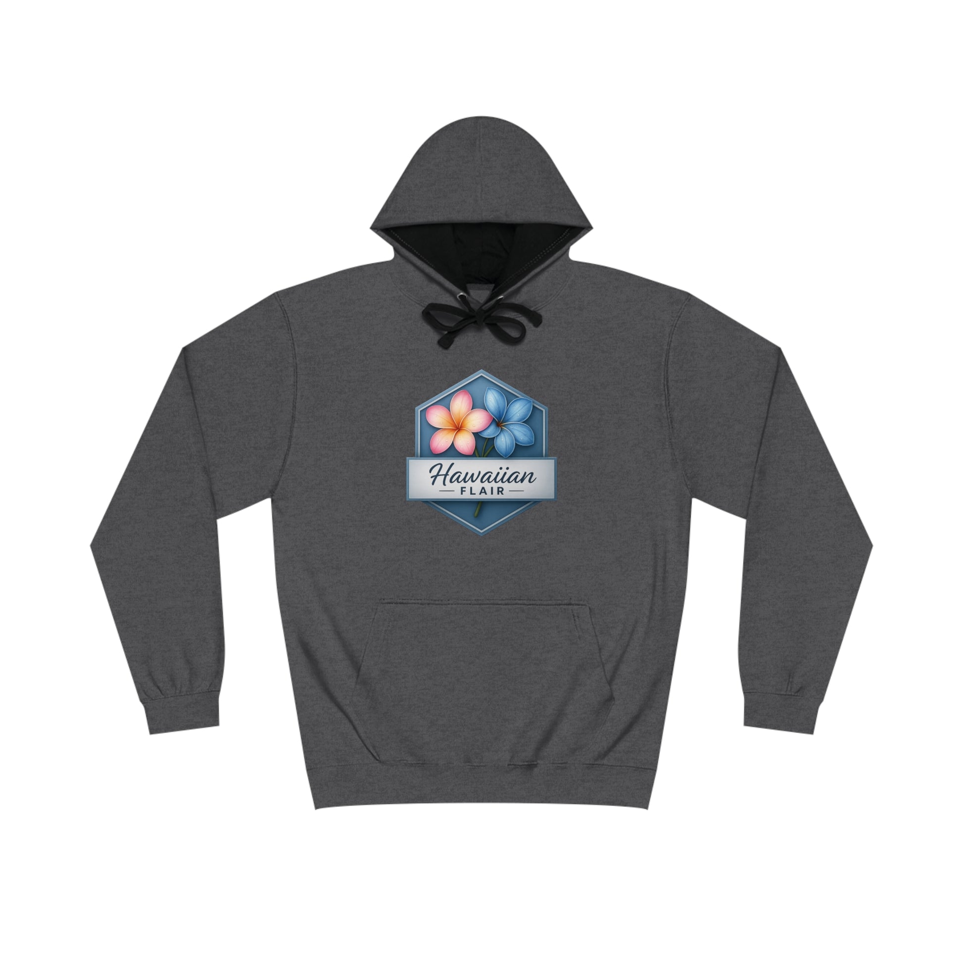 Hawaiian Flair Unisex Varsity Hoodie, Casual Wear, Beach Vibes, Spring Fashion, Travel Essentials, Perfect Gift - Hawaiian Flair