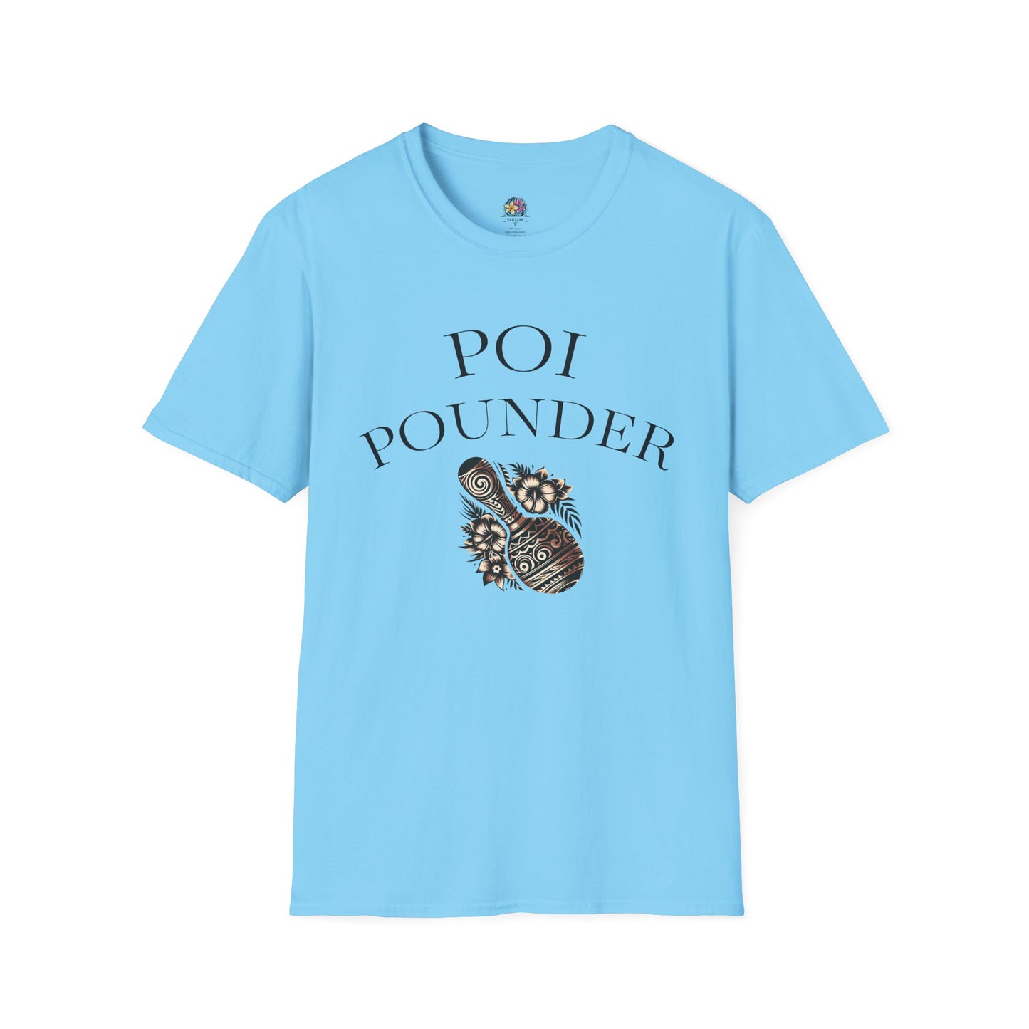 Trendy Unisex Softstyle T-Shirt with Poi Pounder Design