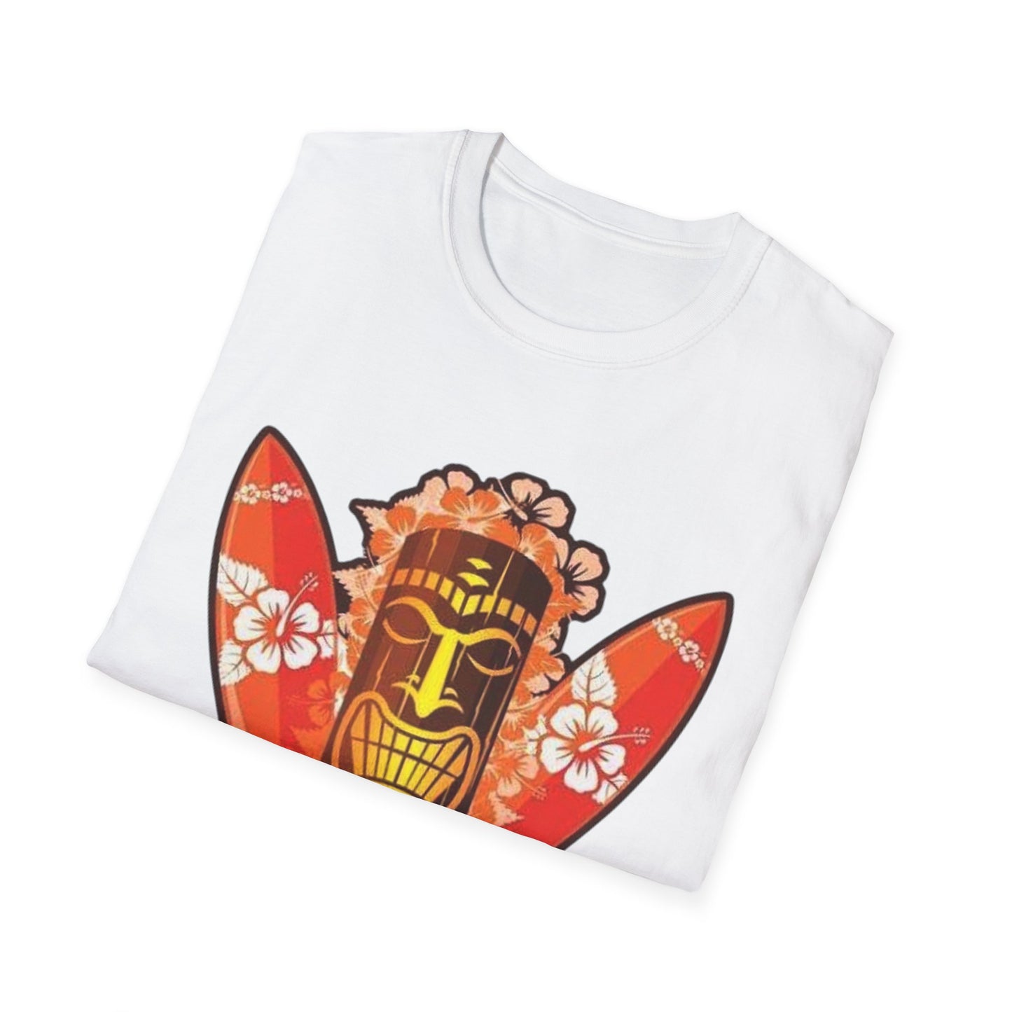 Aloha Tropical T-Shirt – Unisex Softstyle Tee for Summer Celebrations - Hawaiian Flair
