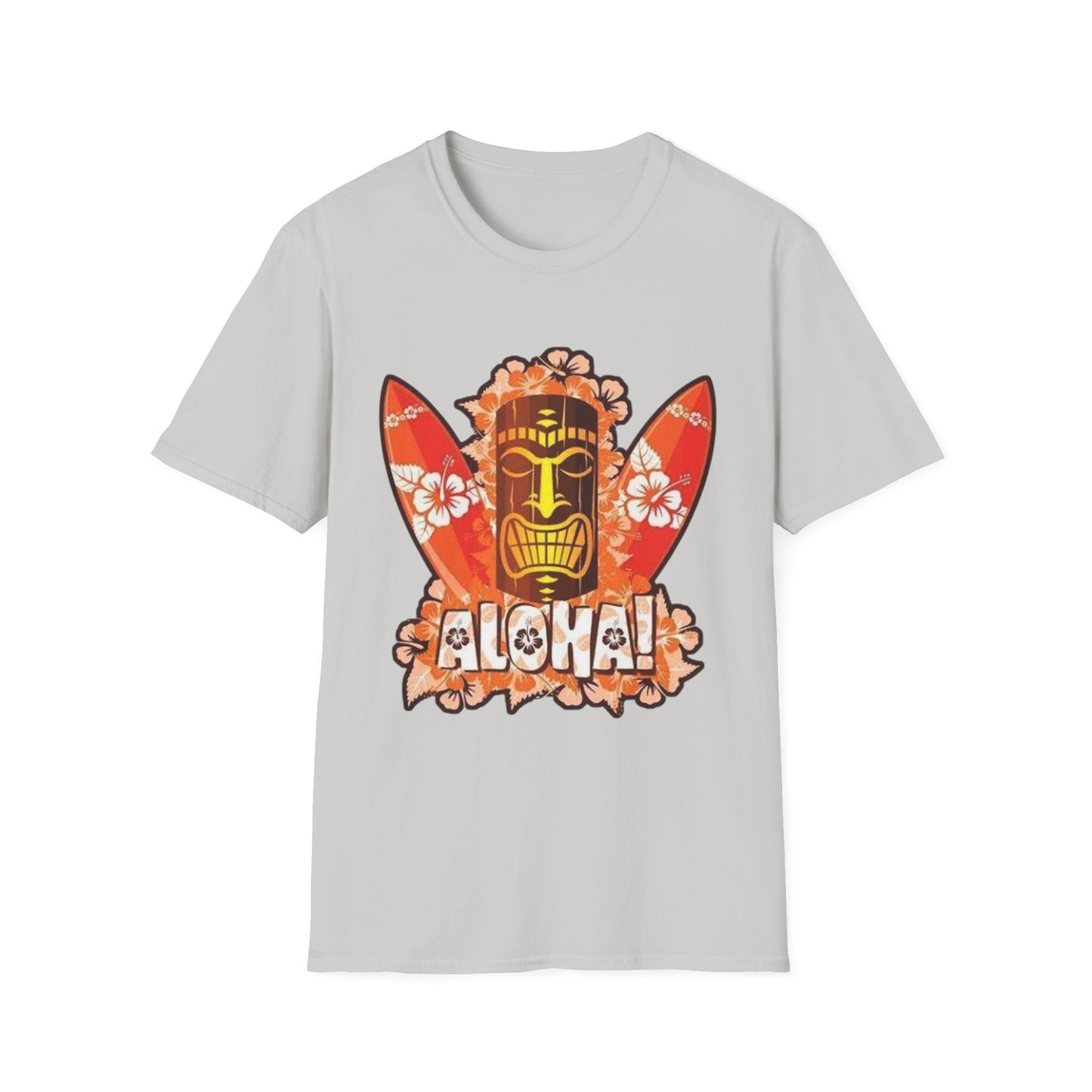 Aloha Tropical T-Shirt – Unisex Softstyle Tee for Summer Celebrations - Hawaiian Flair
