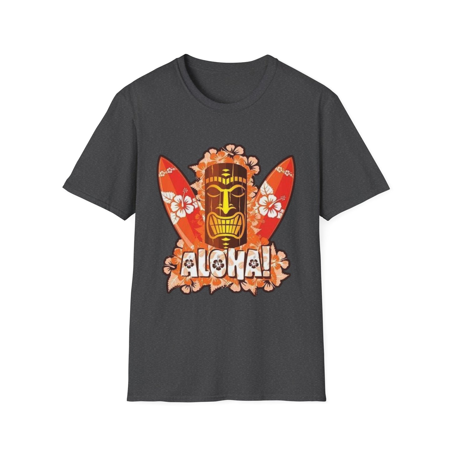 Aloha Tropical T-Shirt – Unisex Softstyle Tee for Summer Celebrations - Hawaiian Flair