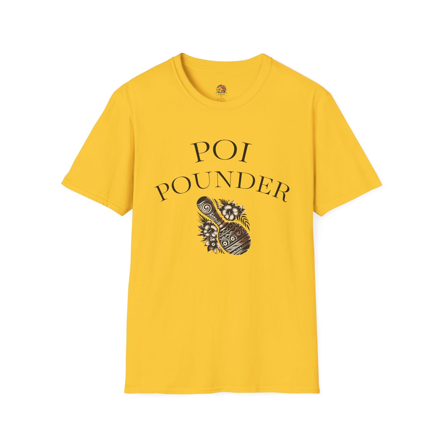 Trendy Unisex Softstyle T-Shirt with Poi Pounder Design