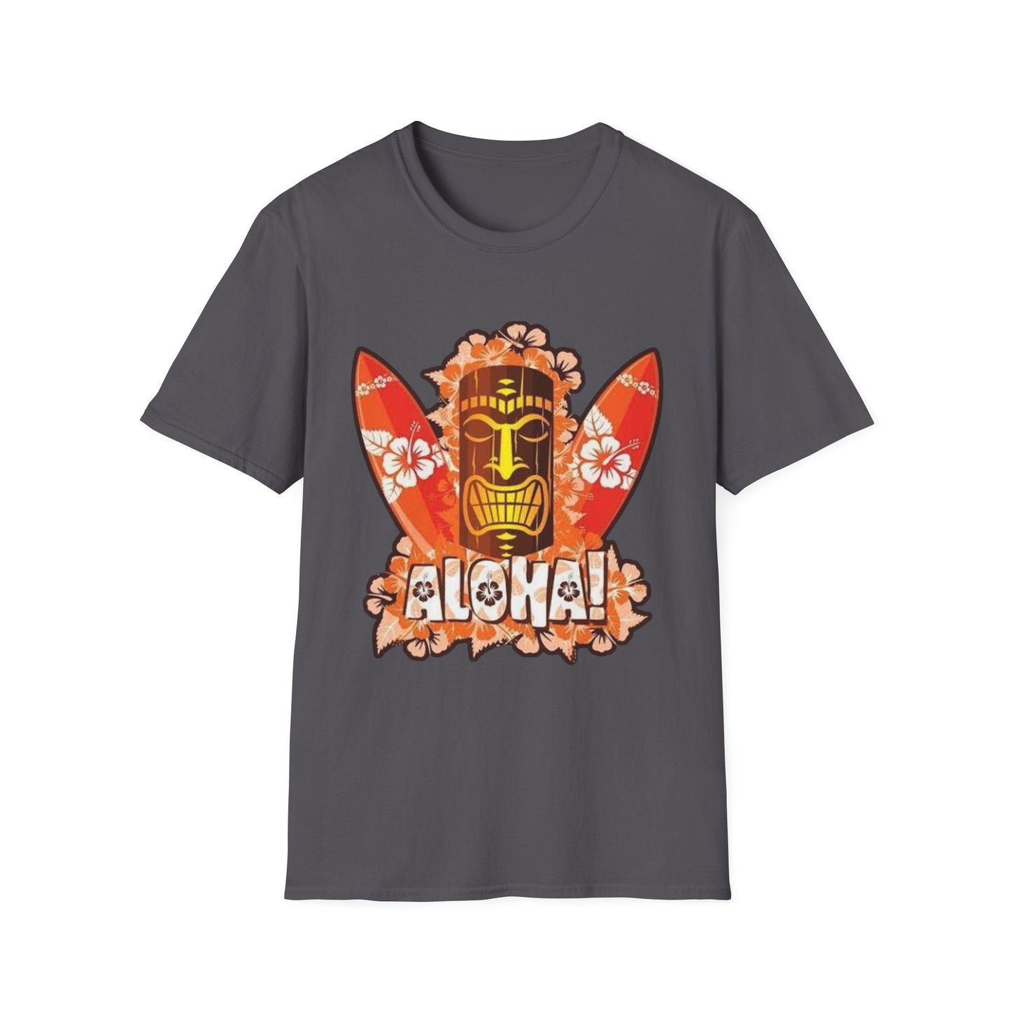 Aloha Tropical T-Shirt – Unisex Softstyle Tee for Summer Celebrations - Hawaiian Flair