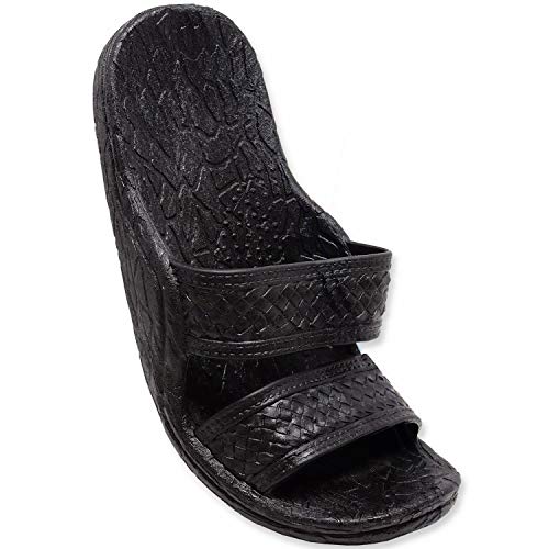 Pali Hawaii Black JANDAL + Certificate of Authenticity - Hawaiian Flair