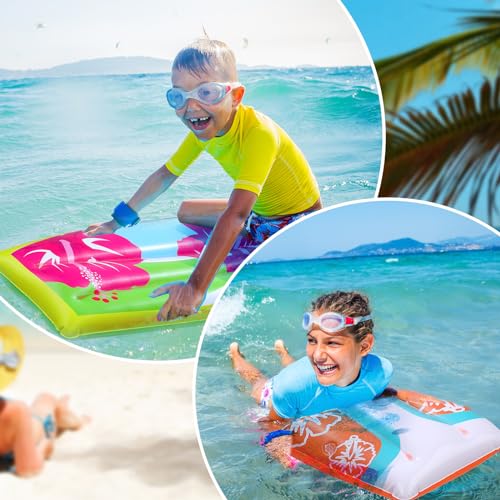 4 Pcs Inflatable Surf Board Inflatable Luau Party Decorations Blow up Surfboard Inflatable Pool Board - Hawaiian Flair