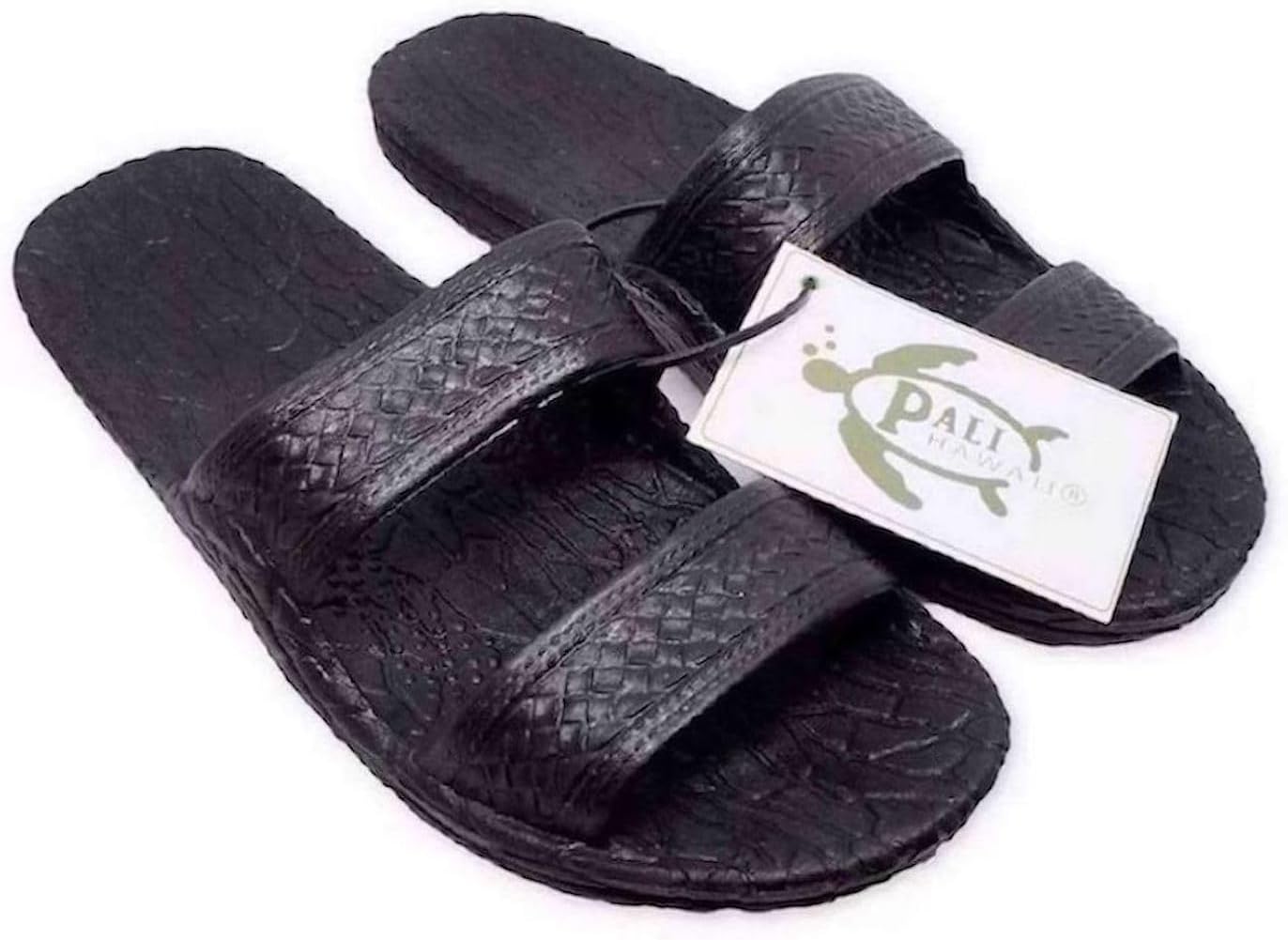 Pali Hawaii Black JANDAL + Certificate of Authenticity - Hawaiian Flair