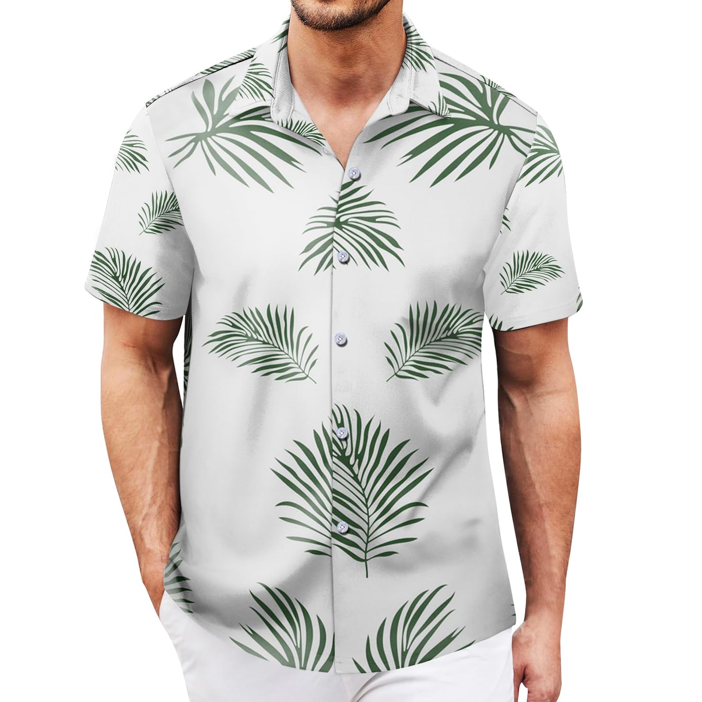 Hawaiian Shirt for Men Sleeves Printed Casual Button Down Summer Beach Dress Shirts - Hawaiian Flair